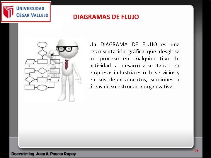 DIAGRAMAS DE FLUJO Un DIAGRAMA DE FLUJO es una representación gráfica que desglosa un DIAGRAMAS DE FLUJO Un DIAGRAMA DE FLUJO es una representación gráfica que desglosa un
