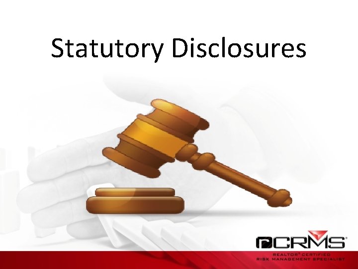 Statutory Disclosures 