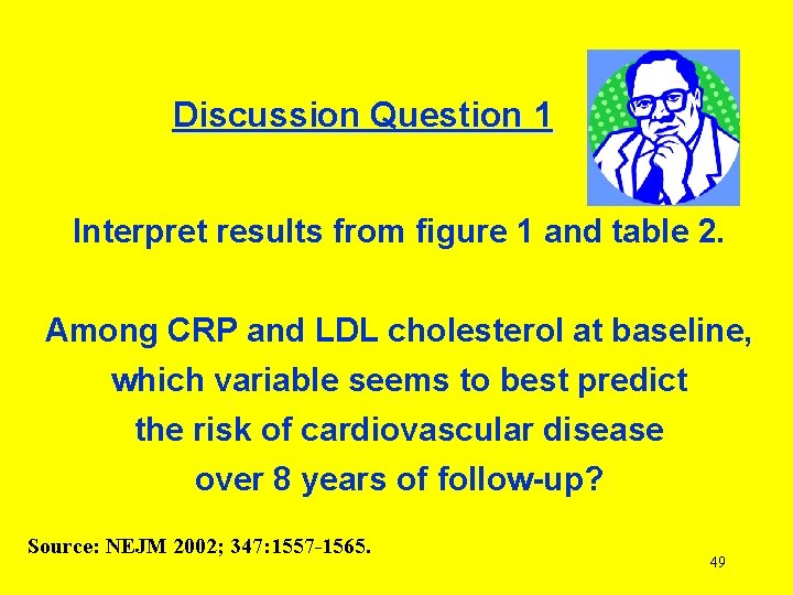 Discussion Question 1 Interpret results from figure 1 and table 2. Among CRP and Discussion Question 1 Interpret results from figure 1 and table 2. Among CRP and