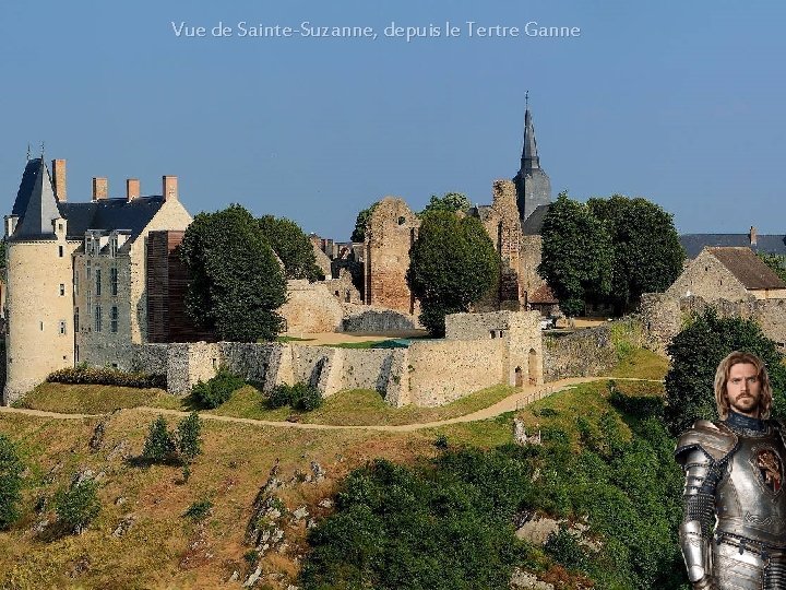 Vue de Sainte-Suzanne, depuis le Tertre Ganne 