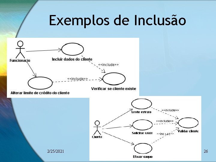 Exemplos de Inclusão 2/25/2021 Ceça Moraes 26 