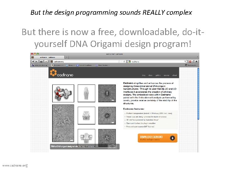 But the design programming sounds REALLY complex But there is now a free, downloadable,