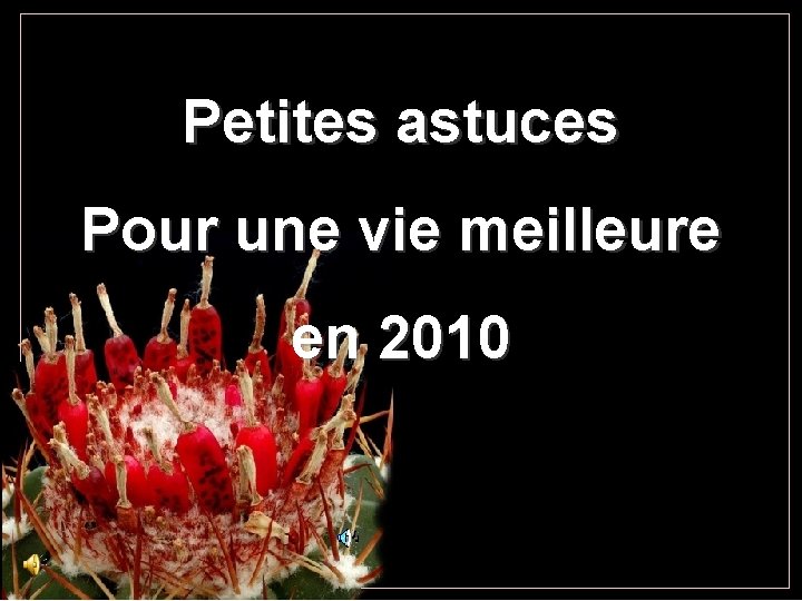 Petites astuces Pour une vie meilleure en 2010 