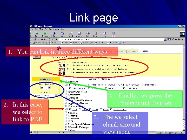 Link page 1. You can link in three different ways 2. In this case,