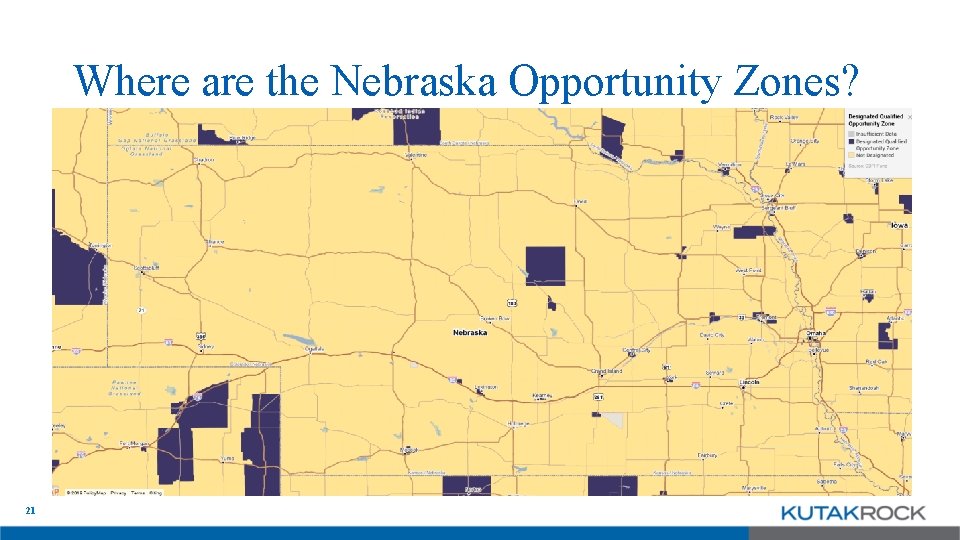 Where are the Nebraska Opportunity Zones? 21 