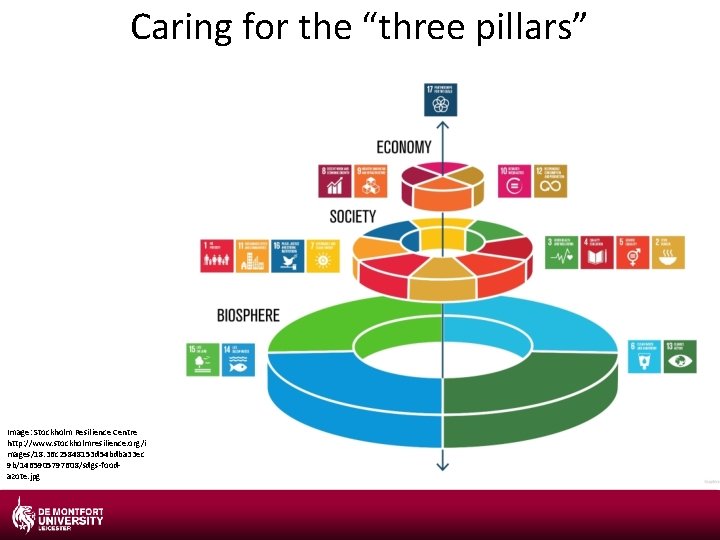 Caring for the “three pillars” Image: Stockholm Resilience Centre http: //www. stockholmresilience. org/i mages/18. Caring for the “three pillars” Image: Stockholm Resilience Centre http: //www. stockholmresilience. org/i mages/18.