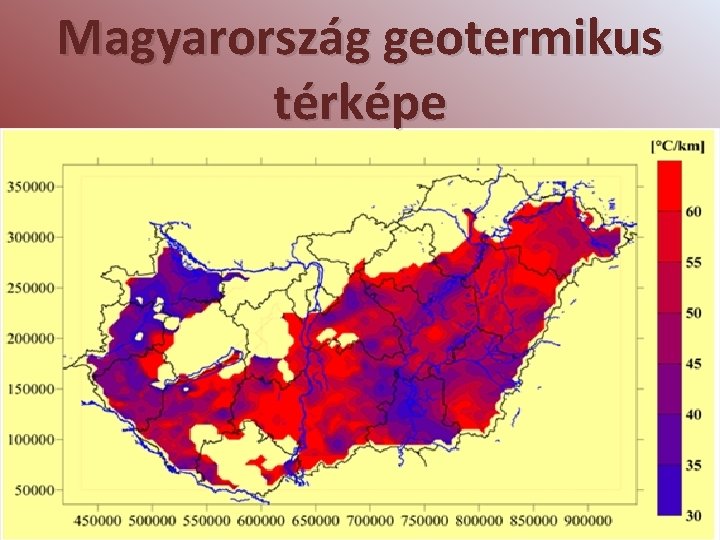 Magyarország geotermikus térképe 