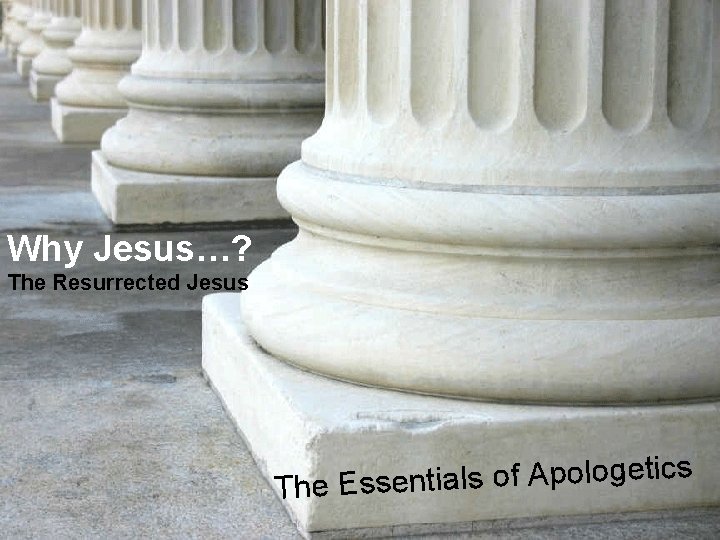 H o p e For The Why Jesus…? Hurting The Resurrected Jesus A Study H o p e For The Why Jesus…? Hurting The Resurrected Jesus A Study