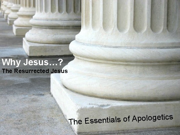 H o p e For The Why Jesus…? Hurting The Resurrected Jesus A Study H o p e For The Why Jesus…? Hurting The Resurrected Jesus A Study