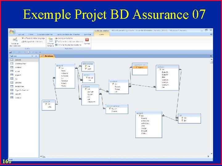 Exemple Projet BD Assurance 07 160 