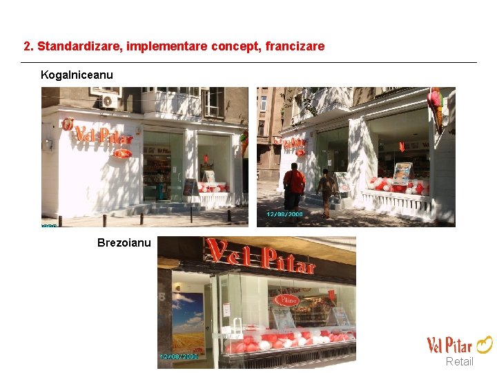 2. Standardizare, implementare concept, francizare Kogalniceanu Brezoianu Retail 