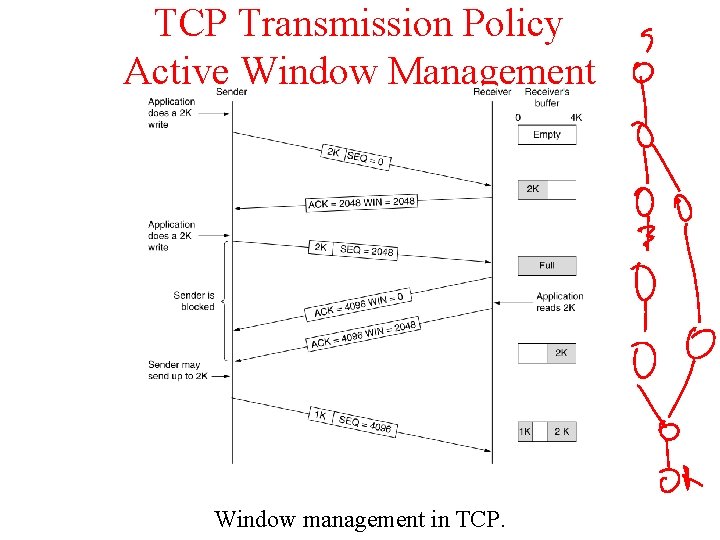 TCP Transmission Policy Active Window Management Window management in TCP. TCP Transmission Policy Active Window Management Window management in TCP.