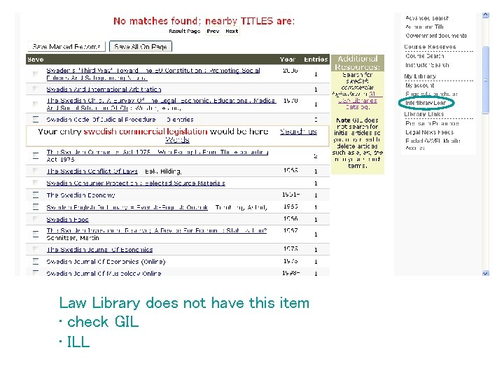 Law Library does not have this item • check GIL • ILL 