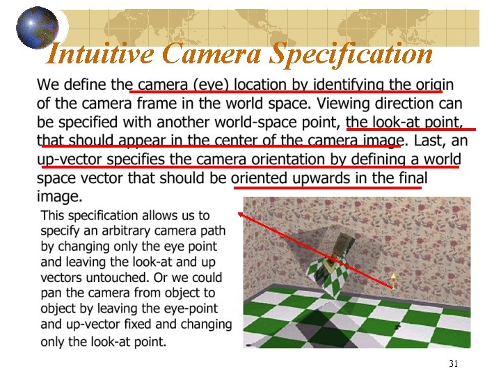 Intuitive Camera Specification 31 Intuitive Camera Specification 31