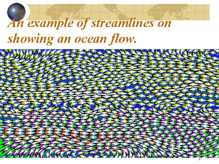 An example of streamlines on showing an ocean flow. 5 An example of streamlines on showing an ocean flow. 5