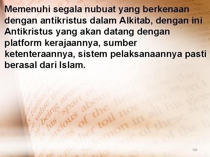 Iiidari Ilmu Akhirat Islam Untuk Melihat Siapakah Antikristus