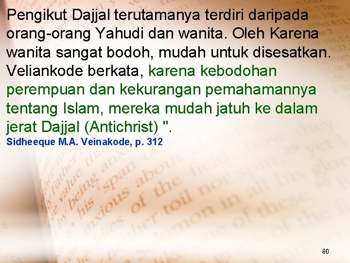Iiidari Ilmu Akhirat Islam Untuk Melihat Siapakah Antikristus