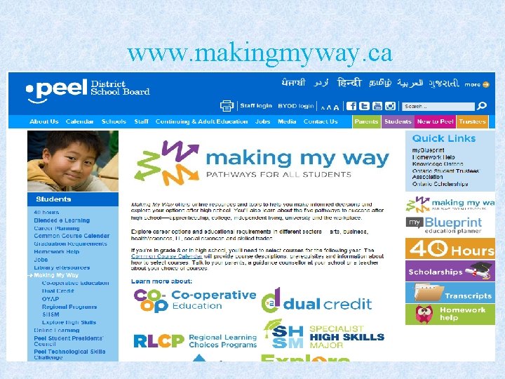 www. makingmyway. ca 