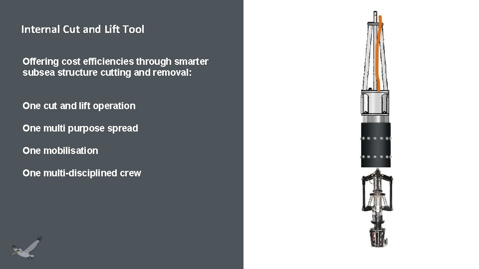 Internal Cut and Lift Tool Offering cost efficiencies through smarter subsea structure cutting and