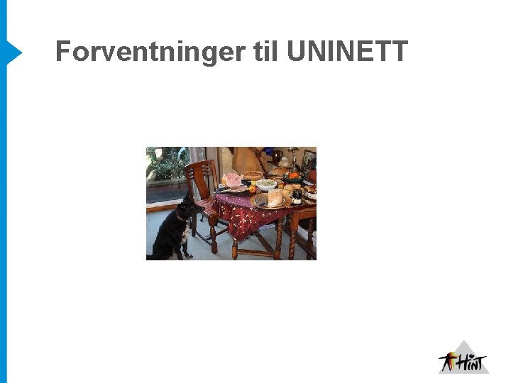 Forventninger til UNINETT 