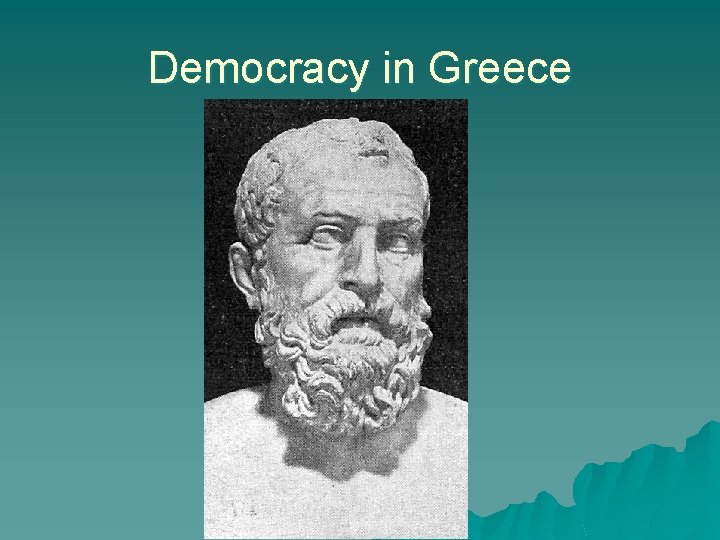 Democracy in Greece 
