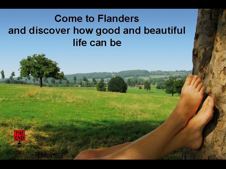 Come to Flanders and discover how good and beautiful life can be 