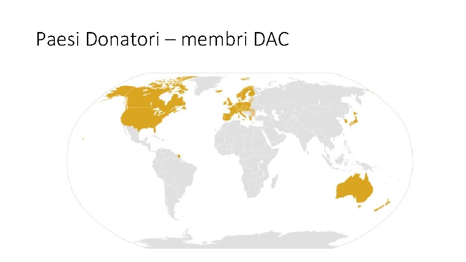 Paesi Donatori – membri DAC 