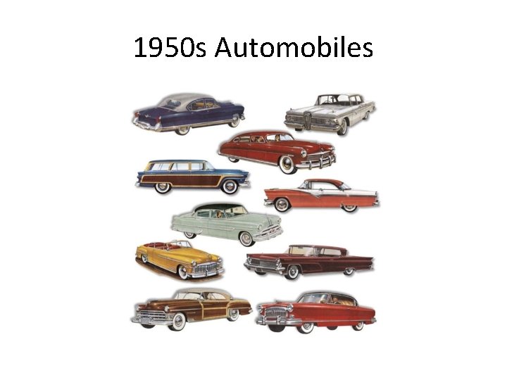 1950 s Automobiles 