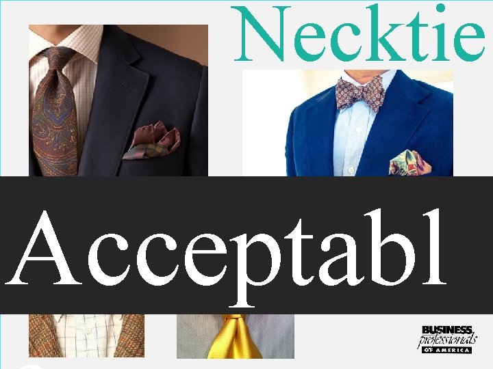 Necktie Acceptabl 