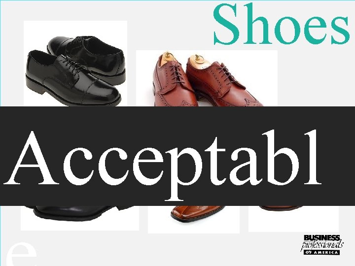Shoes Acceptabl 