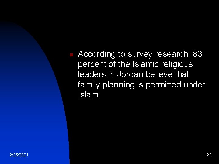 n 2/25/2021 According to survey research, 83 percent of the Islamic religious leaders in n 2/25/2021 According to survey research, 83 percent of the Islamic religious leaders in