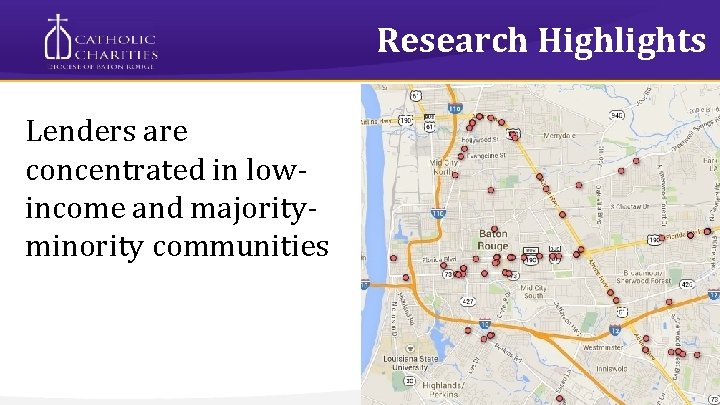 Research Highlights Lenders are concentrated in lowincome and majorityminority communities 