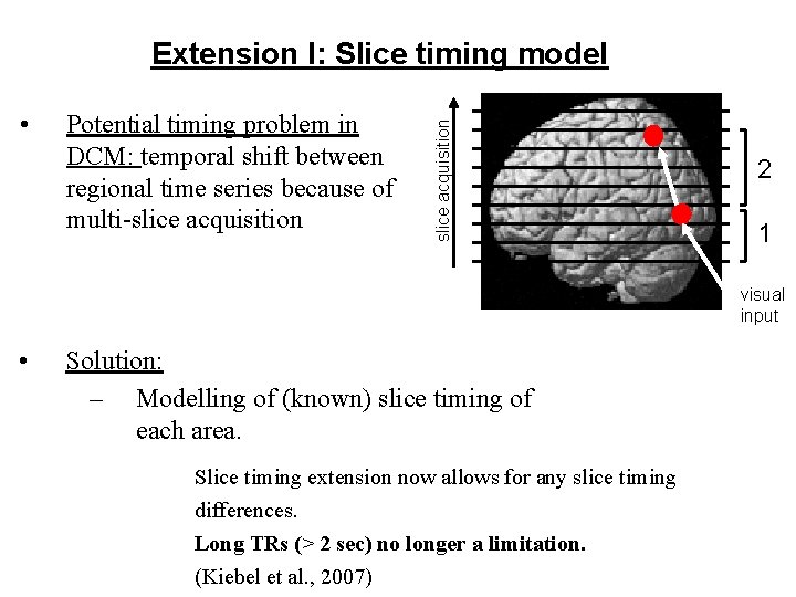  • Potential timing problem in DCM: temporal shift between regional time series because