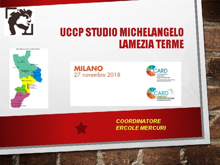 UCCP STUDIO MICHELANGELO LAMEZIA TERME COORDINATORE ERCOLE MERCURI 