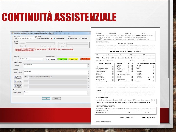 CONTINUITÀ ASSISTENZIALE 