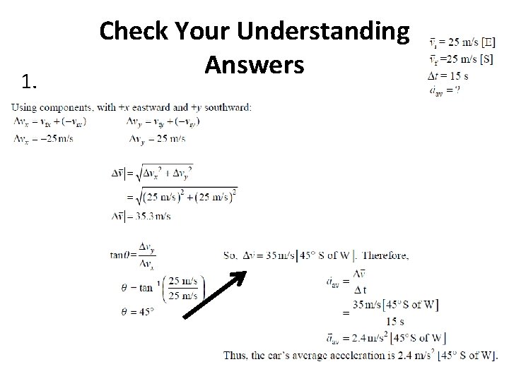1. Check Your Understanding Answers 