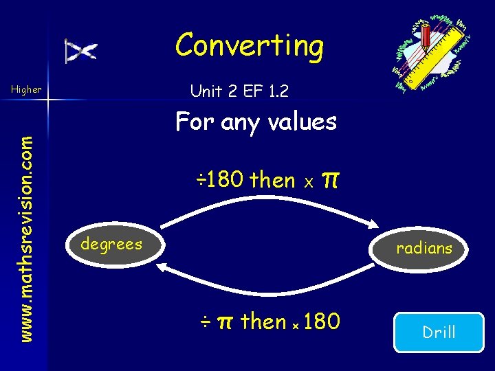 Converting Unit 2 EF 1. 2 www. mathsrevision. com Higher For any values ÷