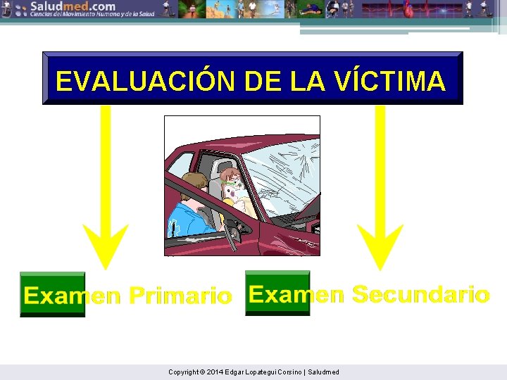 EVALUACIÓN DE LA VÍCTIMA Copyright © 2014 Edgar Lopategui Corsino | Saludmed 