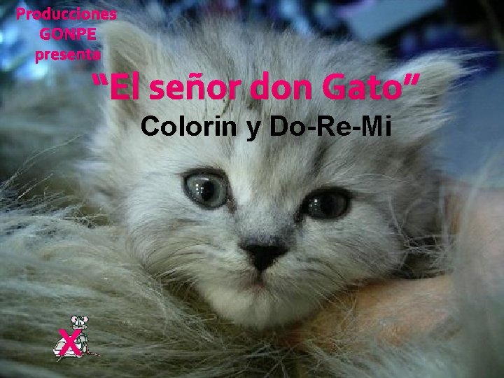 Producciones GONPE presenta “El señor don Gato” Colorin y Do-Re-Mi X 