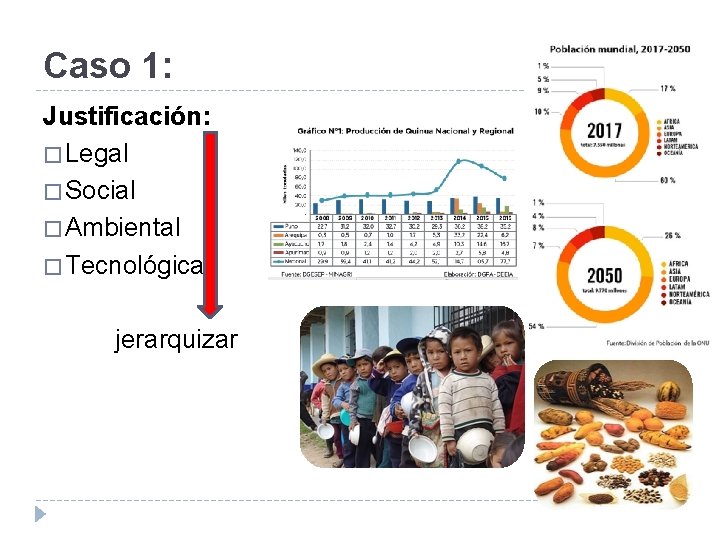 Caso 1: Justificación: � Legal � Social � Ambiental � Tecnológica jerarquizar 