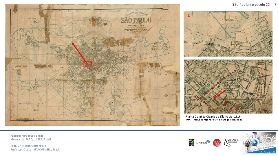 São Paulo no século XX 7 2 1 Planta Geral da Cidade de São São Paulo no século XX 7 2 1 Planta Geral da Cidade de São
