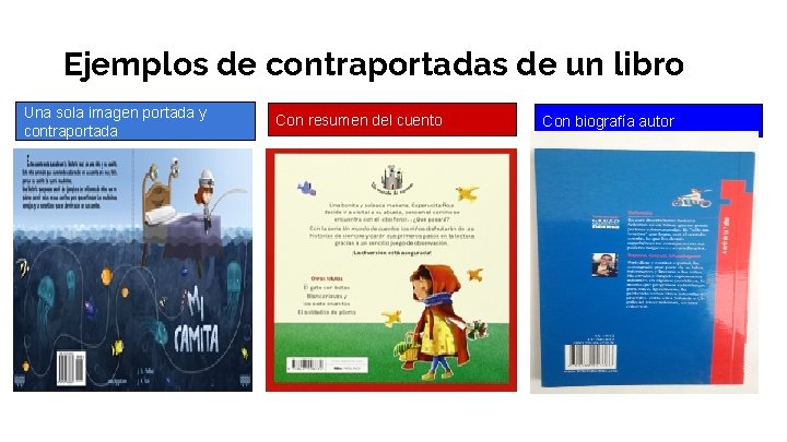Ejemplos de contraportadas de un libro Una sola imagen portada y contraportada Con resumen
