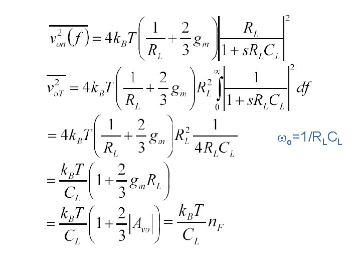 wo=1/RLCL 