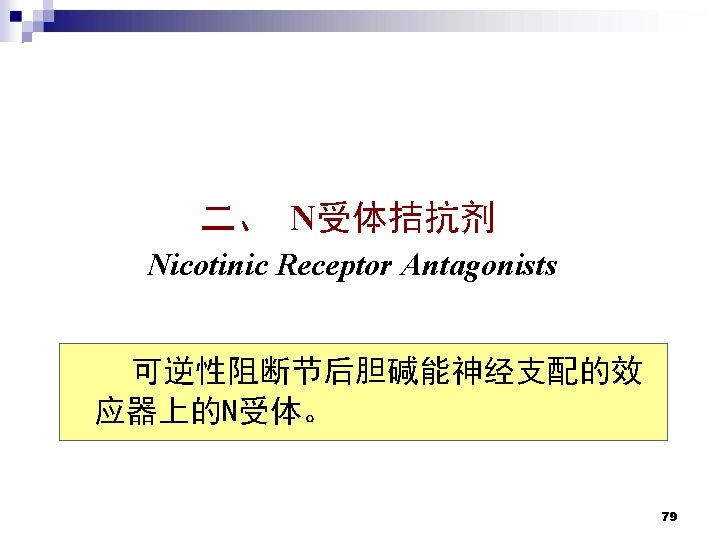 Cholinergic Agents And Anticholinergic Agents 1 O H