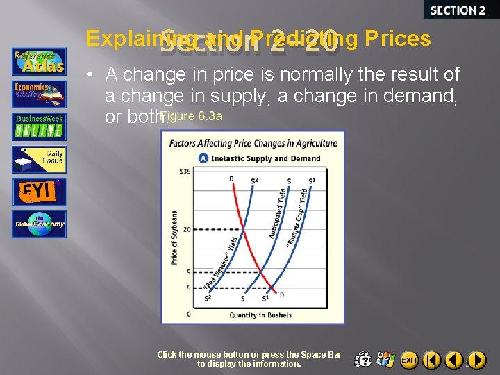 Explaining and Predicting Section 2 -20 Prices • A change in price is normally