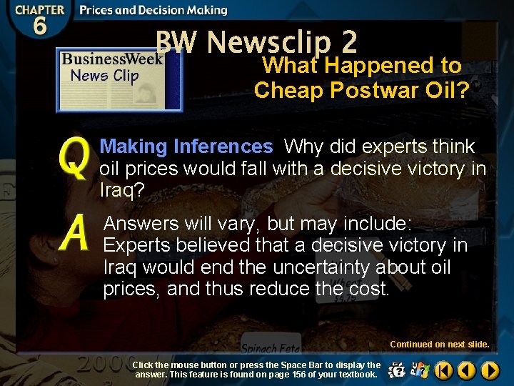 BW Newsclip 2 What Happened to Cheap Postwar Oil? Making Inferences Why did experts