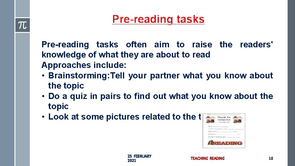 Active Learning Reading Task Using Active Learning Strategies in Teaching Reading Expected
