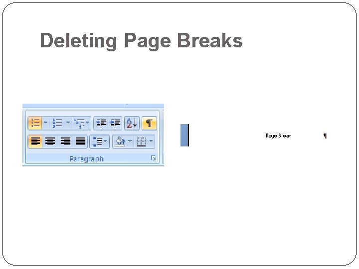Deleting Page Breaks 