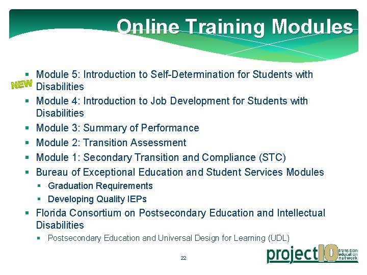 Online Training Modules § Module 5: Introduction to Self-Determination for Students with Disabilities §