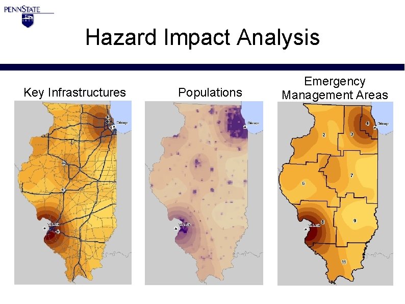Hazard Impact Analysis Key Infrastructures Populations Emergency Management Areas 